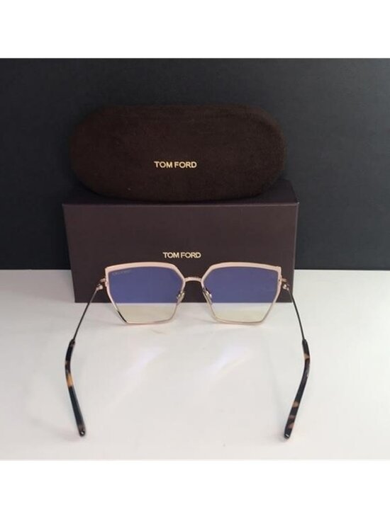 TOM FORD FT5946-B 028 cat eye Tom Ford optical shiny rose gold frame. main image 11